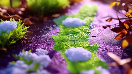 Abstract Garden Path.