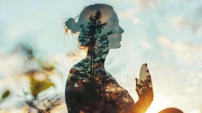 Healthy mind, body, and spirit. Wellness and health concept