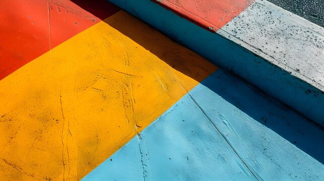 A series of abstract photographs exploring color
