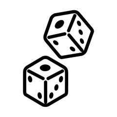 Dice icon template