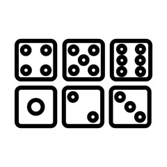 Dice icon template