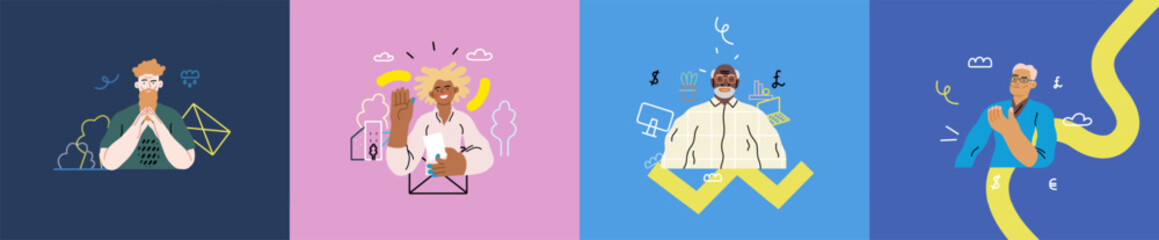 Creative Workspace: Video Conference, modern flat vector concept illustration of person engaging in virtual business meeting Connectivity, collaboration, digital interaction, remote work, productivity