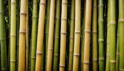 Fototapeta premium Close-up of Bamboo Stalks.