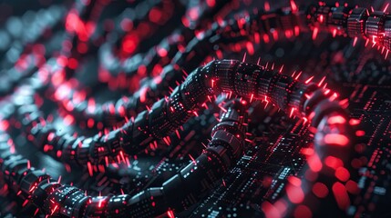 Binary code cyber attack using the virus as a worm