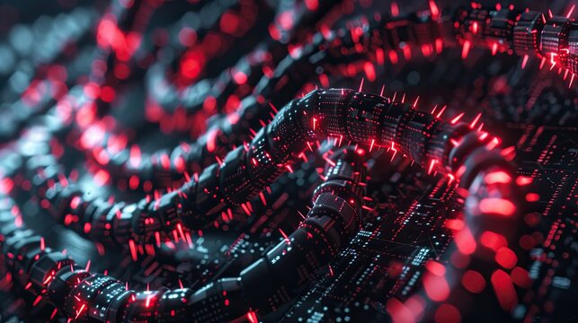 Binary code cyber attack using the virus as a worm