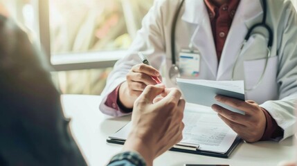 Doctor Discussing Prescription with Patient