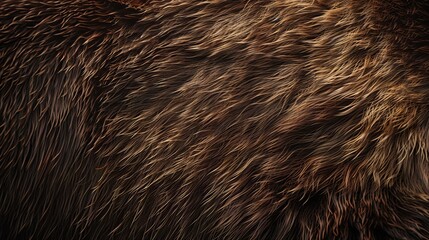 Wild boar fur texture. Animal skin, fur, and coat as background