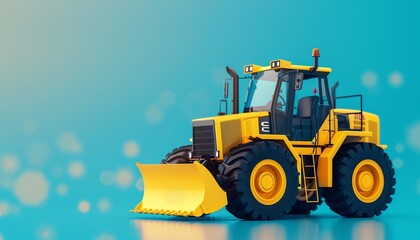 Hightech construction vehicle with autonomous capabilities, showcasing innovation in construction machinery, Autonomous Vehicle