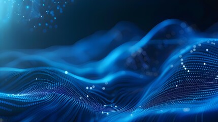 Beautiful abstract wave technology background