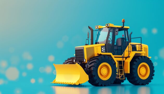 Hightech construction vehicle with autonomous capabilities, showcasing innovation in construction machinery, Autonomous Vehicle