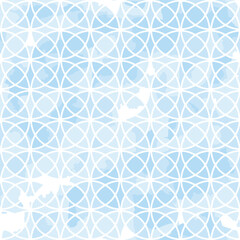 seamless pattern with triangles in blue.