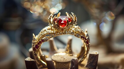 Jeweler crafting jewelry