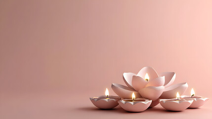 Diwali Celebration with Traditional Diyas and Colorful Festive Lights, backgraund, hinduism, india, diwali, celebration, culture, religion, rangoli, glowing, greeting, background, indian
