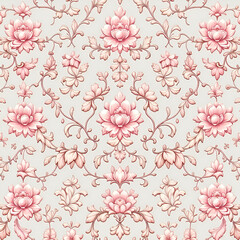 seamless pattern with flowers