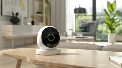 Home security camera system with a stylish design