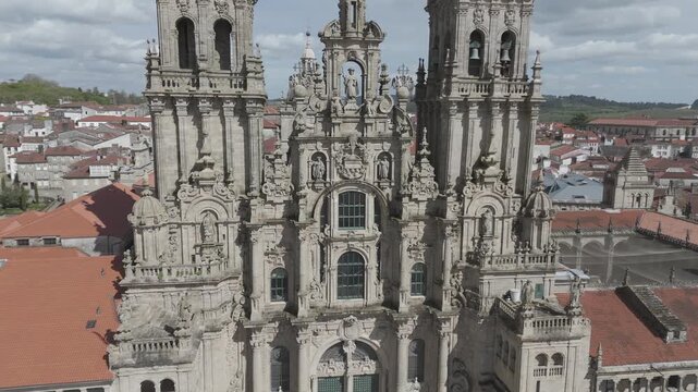 Santiago de Compostela Cathedral Aerial views