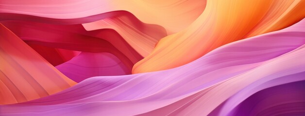 Obraz premium Vibrant Waves of Color: A Journey Through the Abstract Beauty of Antelope Canyon