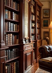 Fototapeta premium room book shelve