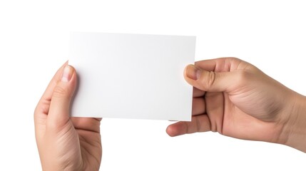 Obraz premium A person holding a piece of paper with handwritten notes or a letter