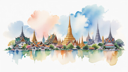 thailand travel famous landmark.stock photo style.
