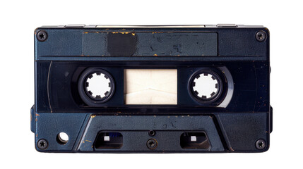 Obraz premium Old tape cassette on transparent background