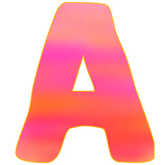 letter a color  