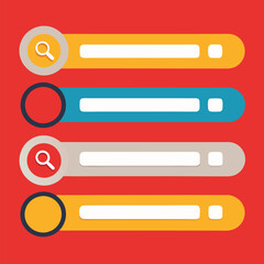 vector search bars set.  web design elements
web design template
vector web design elements