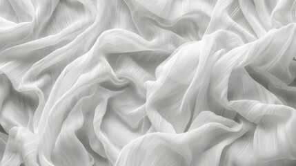 Obraz premium High quality white and light gray gauze texture with open space for text