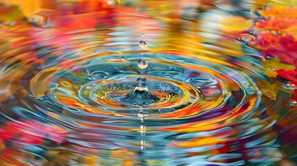 Water droplet mid-air capture