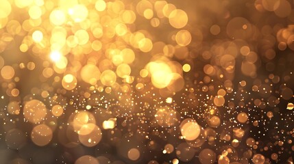 Vintage gold bokeh light. Abstract transition