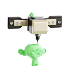 PNG 3D 3D Printing icon isolated on a white background