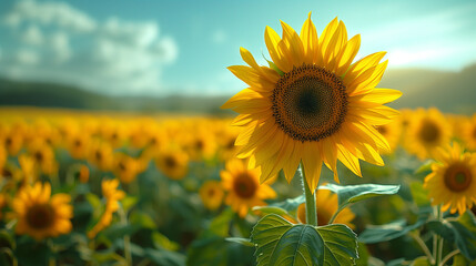 Obraz premium Detailed Illustration of a Sunflower Color Palette with Labeled Color Swatches