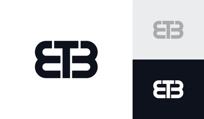 Letter BTB initial monogram logo design
