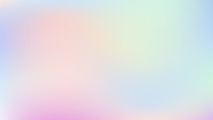 Obraz premium Iridescent Gradient. Bright Paper. Holographic Texture. Violet Neon Background. Retro Geometric Template. Soft Poster. Kawaii Light. Abstract Texture. Pink Iridescent Gradient