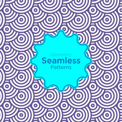 Vector geometric seamless patterns collection. Stylish of abstract colorful backgrounds with elegant minimal labels. Modern line ornament textures. Repeat geometric design swatches