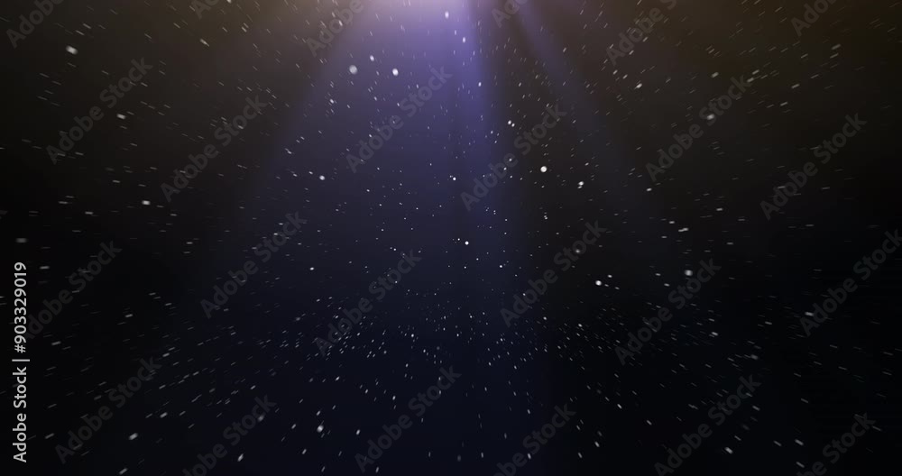 Aufkleber underwater, particles and dark for background with sunlight, sparkle and dust with mockup. dots, gli