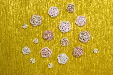 水引細工を用いた和風背景