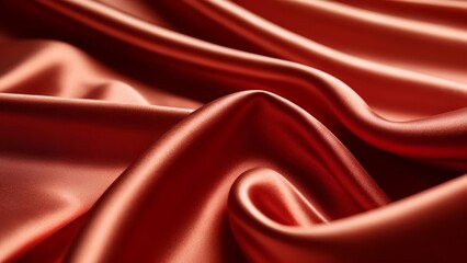 Fototapeta premium Elegant silk fabric in motion