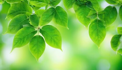  Vibrant green leaves a symbol of natures vitality