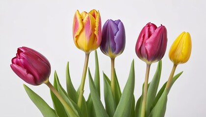 Fototapeta premium Blooming with Color A bouquet of joy