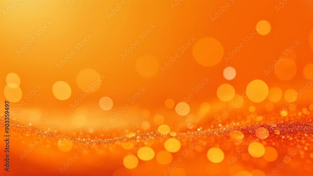 Poster vibrant bokeh effect for a warm and inviting backdrop