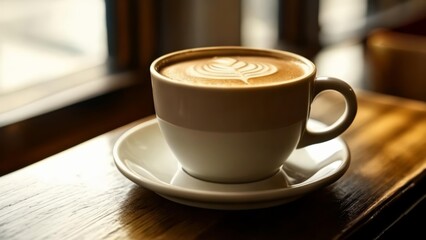  A moment of tranquility with a frothy delight