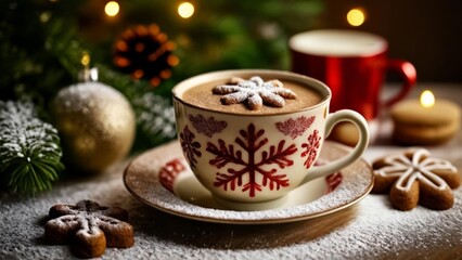  Cozy Christmas  Warm up with a festive hot cocoa
