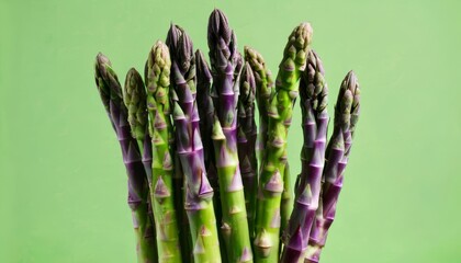  Fresh asparagus stalks ready for a healthy meal
