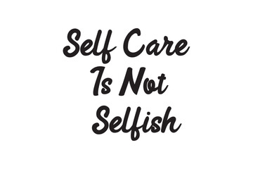 Self care lettering