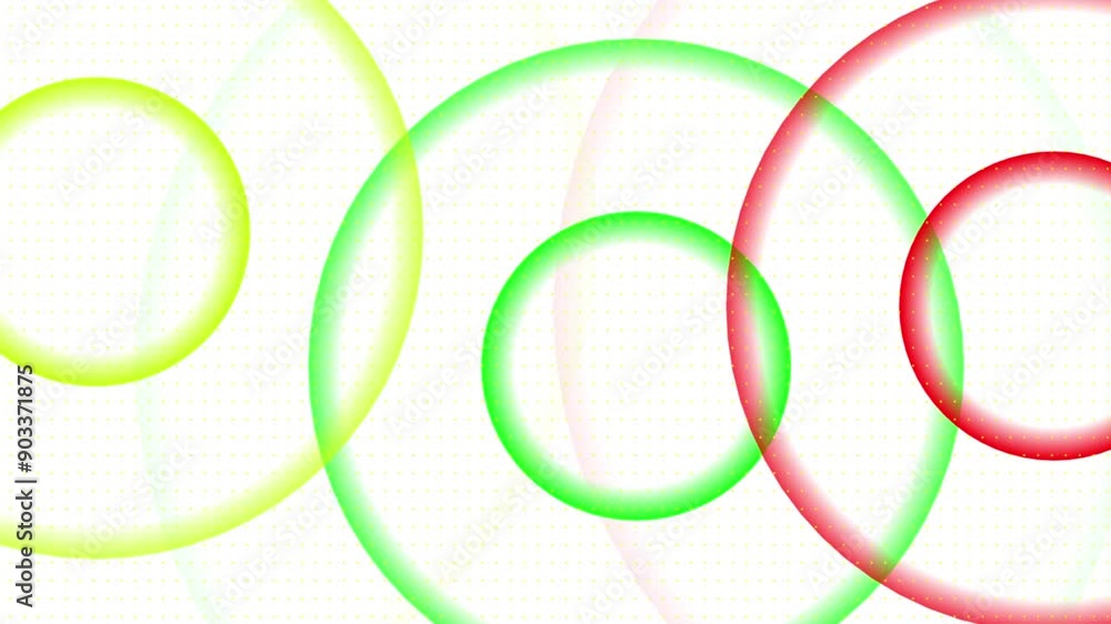 Poster radio wave diffusion animation, circle looping animation