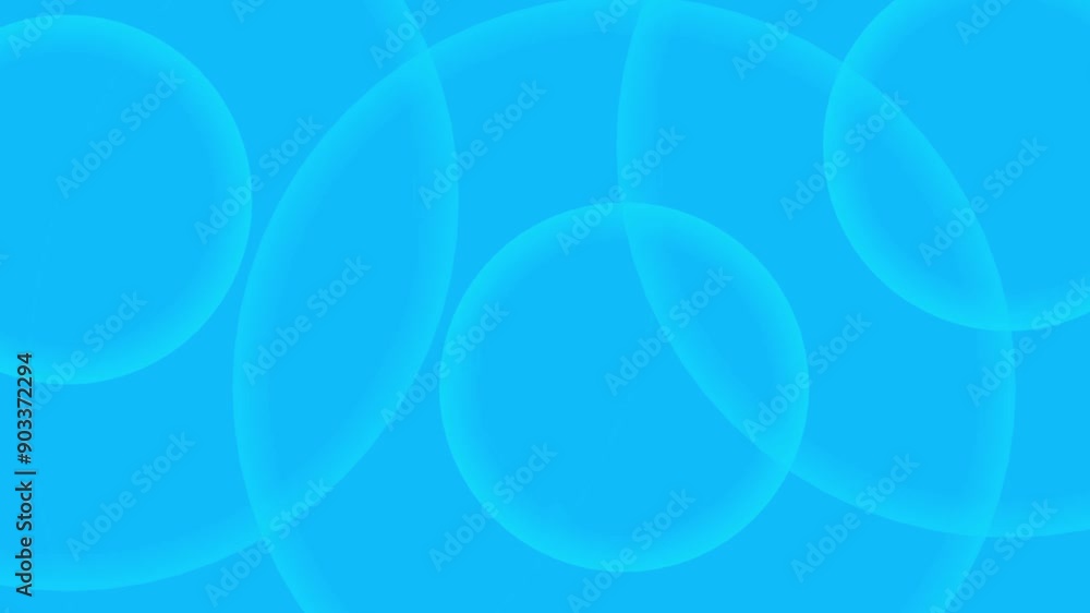 Poster radio wave diffusion animation, circle looping animation