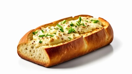  Delicious baked potato with creamy filling and herbs