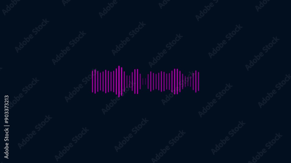 Poster voice spectrum animation.