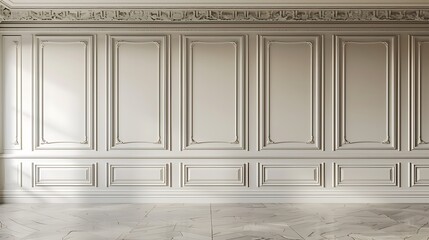 Classic White Wainscot Paneling
